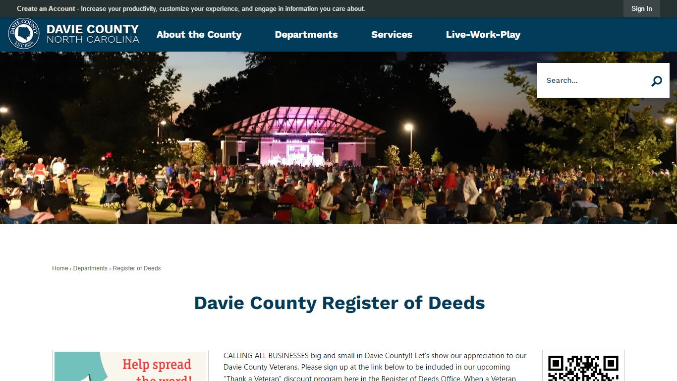 Davie County Register of Deeds | Davie County, NC - Official Website